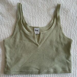 Green Aritzia tank top